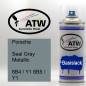 Preview: Porsche, Seal Gray Metallic, 6B4 / Y1 6B5 / Y1: 400ml Sprühdose, von ATW Autoteile West.